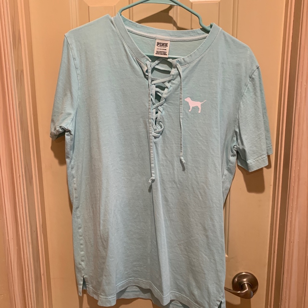 Pink oversized shirt